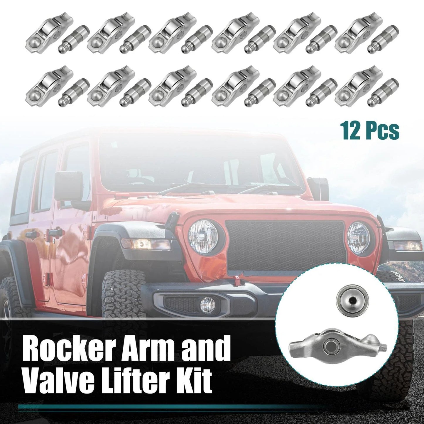 Rocker Arm & Valve Lifter Kit 12 x Pcs for Chrysler 200, 300 & Dodge Charger