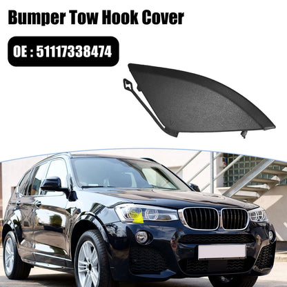 Tow Hook Cover Black for BMW X3 (2015-2017)