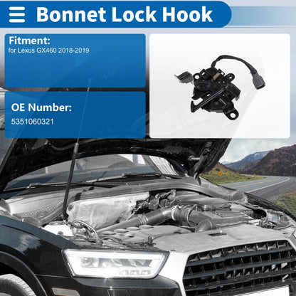 Hood Latch Assembly for Lexus GX460 (2018–2019) No. 5351060321