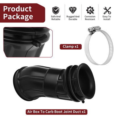 Air Box to Carb Boot Joint Duct with Clamp for Yamaha XT225 TTR225 (1992–2007)