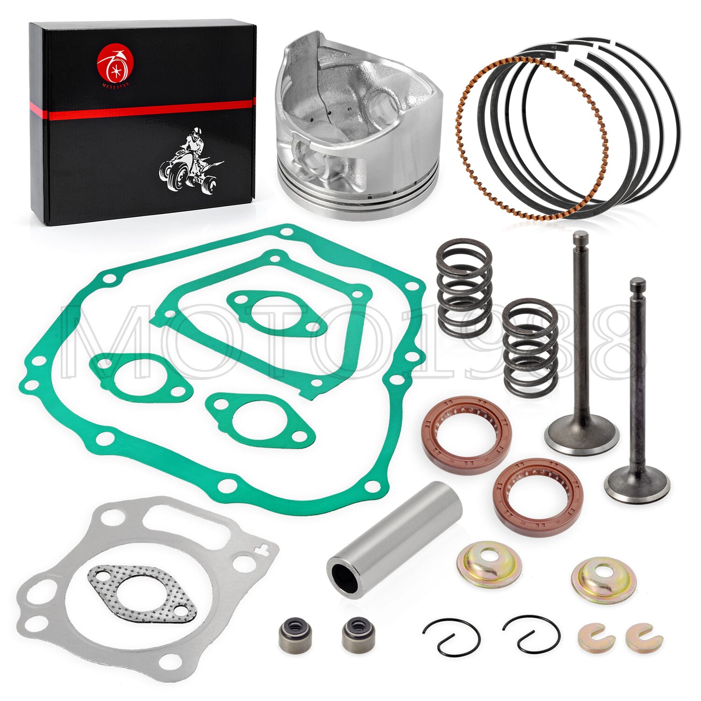 Engine Top End Rebuild Kit +0.25 Piston for Yamaha Golf Cart G16 (1996–2002)