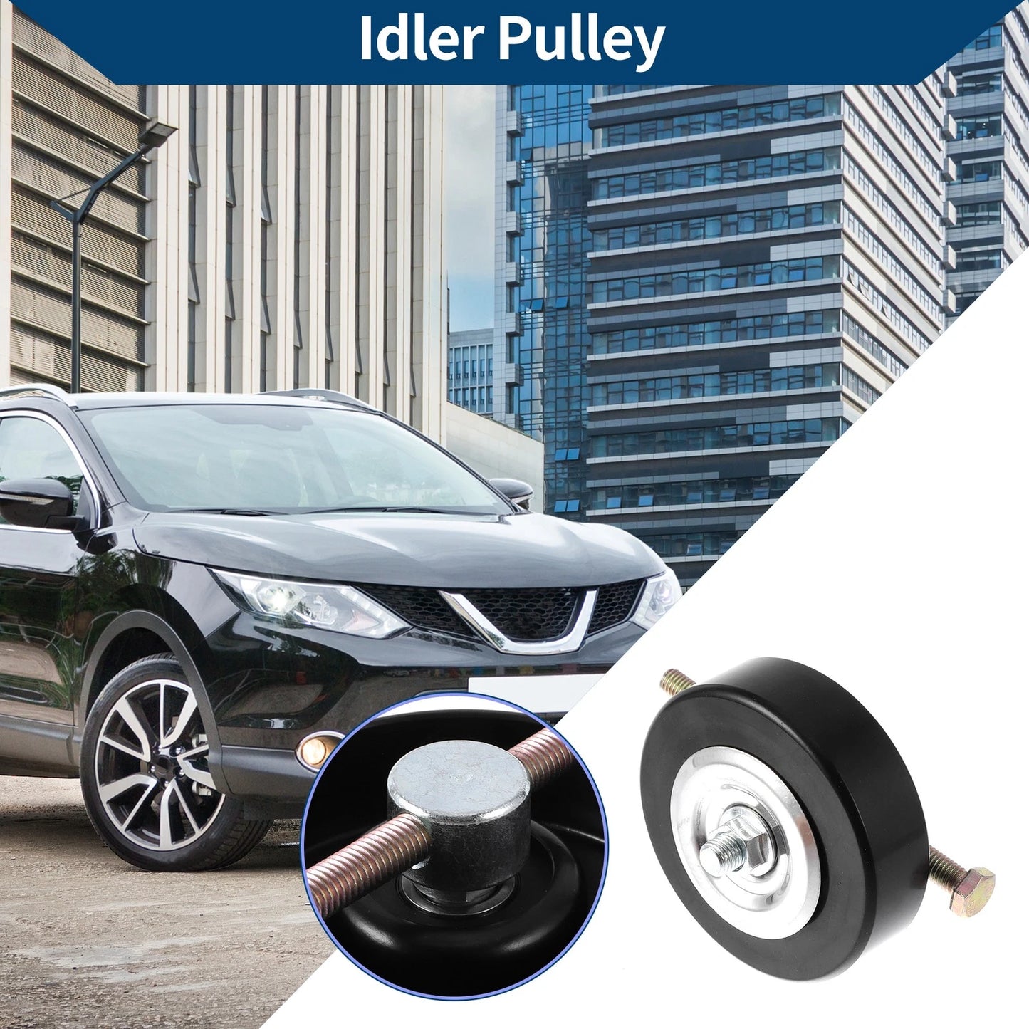 Drive Belt Idler Pulley for Nissan Pathfinder (2001–2004) No. 11927AG30A