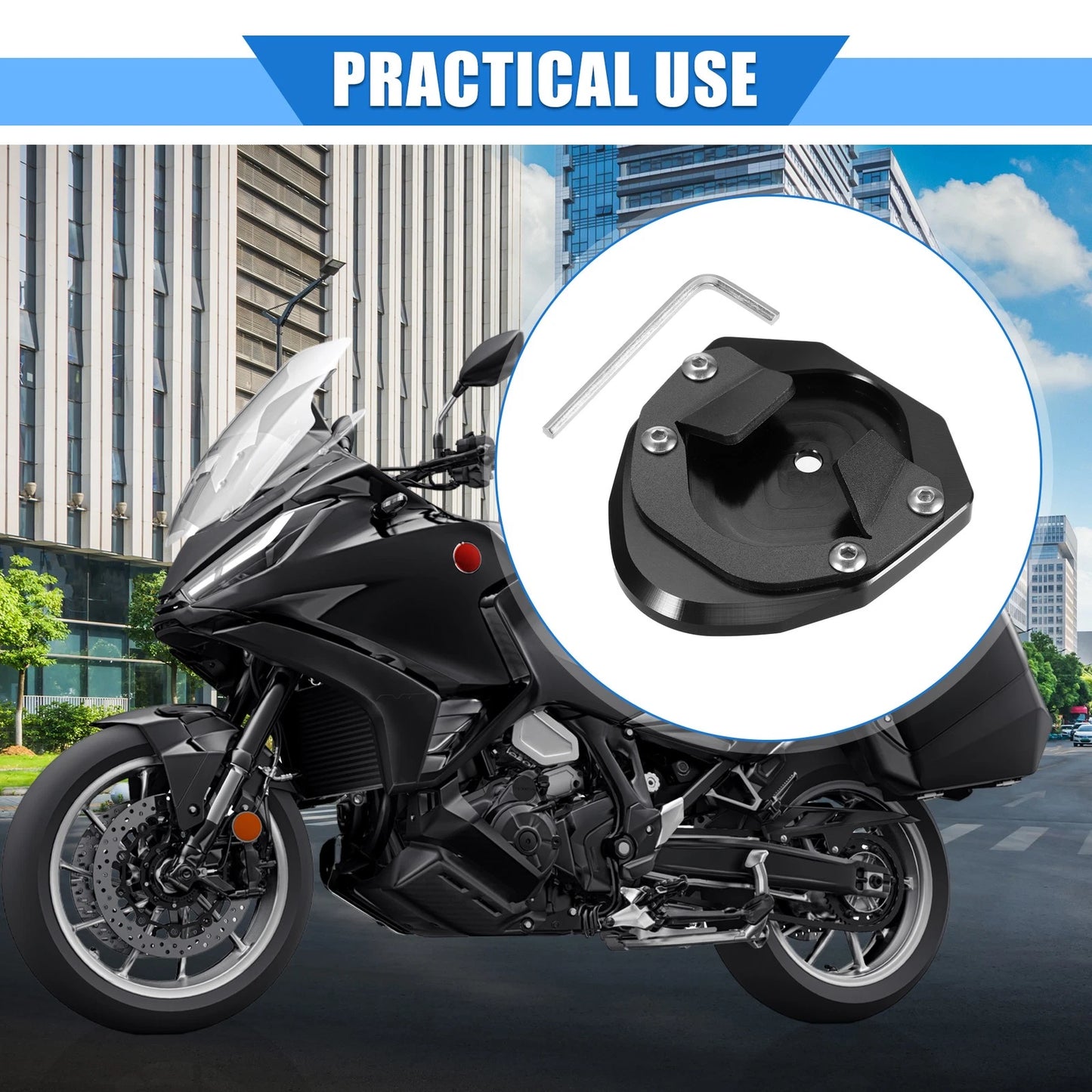 Motorcycle Stand Kit for Yamaha XT1200Z XT1200ZE (2014–2020) Aluminum Black