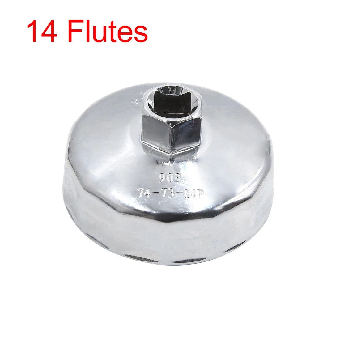 Oil Filter Cap Wrench for Steel 73-74mm 14 Flutes (Universal)