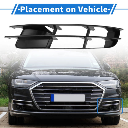 1pc Fog Light Grill for Audi Q7 (2007–2009) No. 4L0807681 ABS Black