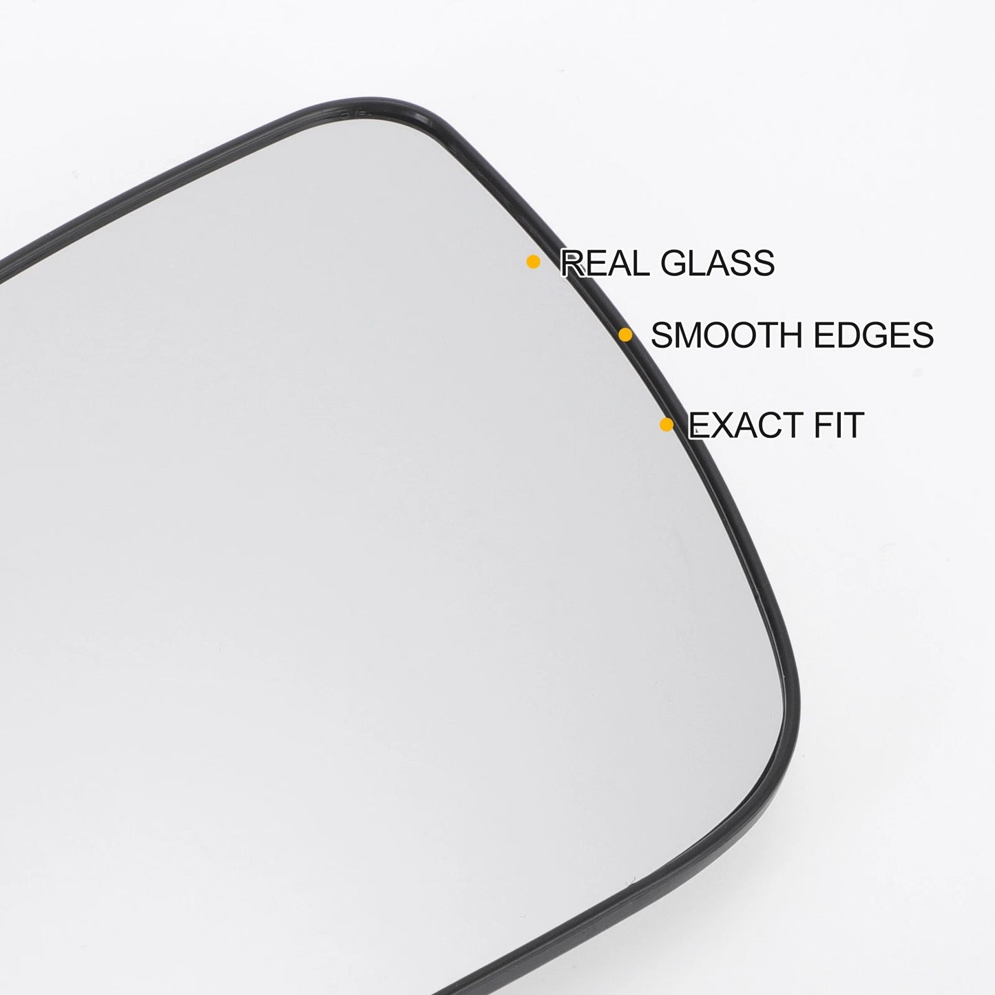 Heated Left Side White Mirror Glass for KIA Ceed (2009–2012)