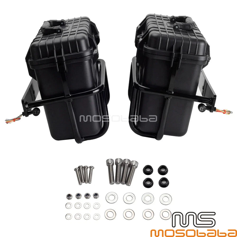 Saddlebag Luggage Box Conversion w/LED Taillight for Harley Softail (2018-2023)