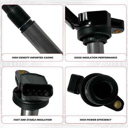 4 x Ignition Coils & Spark Plugs for Scion Toyota Corolla Matrix (2003-2013)