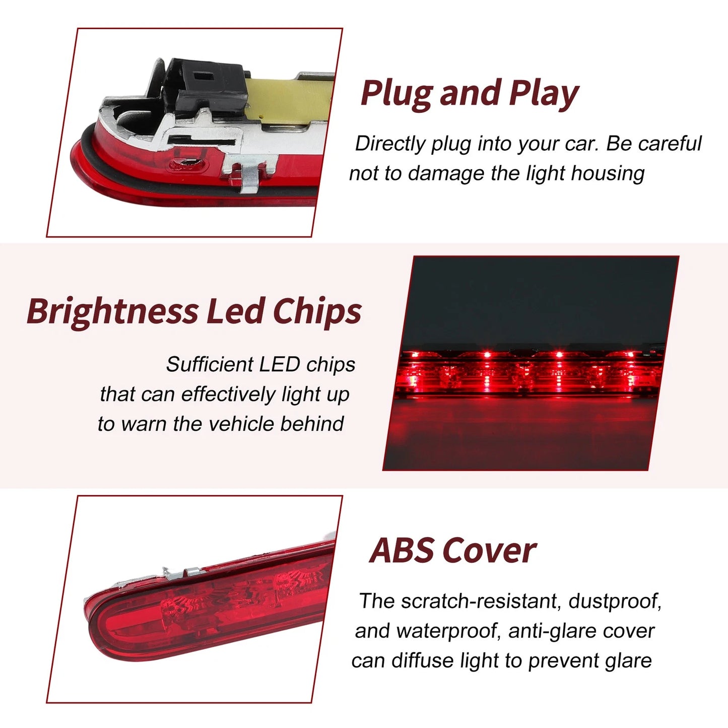LED High Mount Third Brake Light for Citroen Jumpy IV (2016–2024) 9811325980