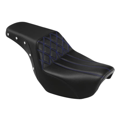 Driver Passenger Seat for Harley Street Bob Super Glide Low Rider (2006-2017)