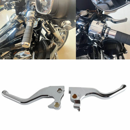 5.3'' Chrome Brake Clutch Levers for Harley Sportster XL1200NS XL1200T (2014-2023)