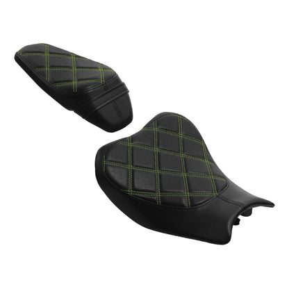 Driver Passenger Seats for Kawasaki Z900 (2017-2023) Black