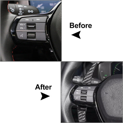 Black Steering Wheel Shifter Paddle Extensions for Honda Civic, CR-V