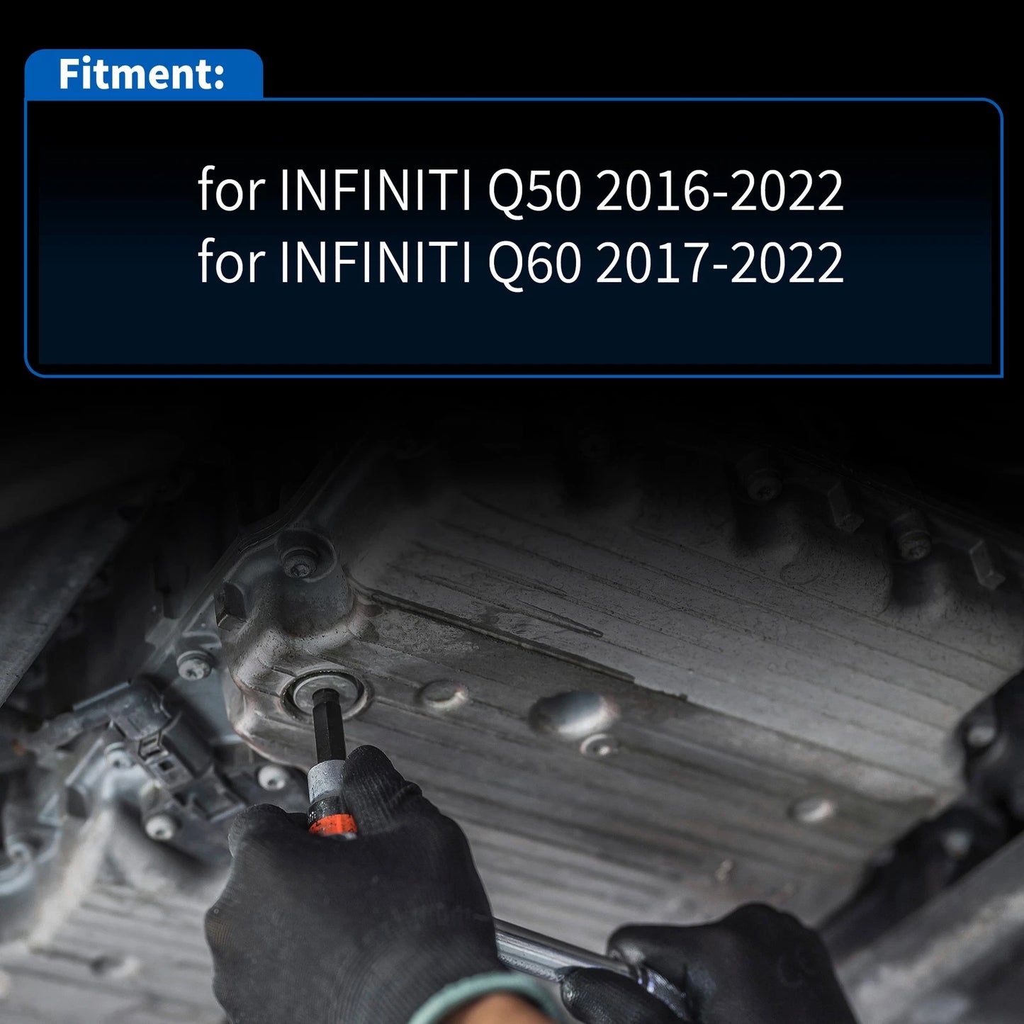 Engine Oil Pan Gasket for Infiniti Q50 Q60 (2016–2022) 111105CA2A