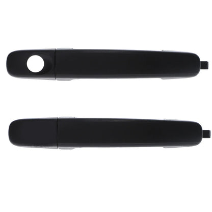 2 x Front LH+RH Textured Black Outer Door Handle for Ford Ranger (2011–2022)