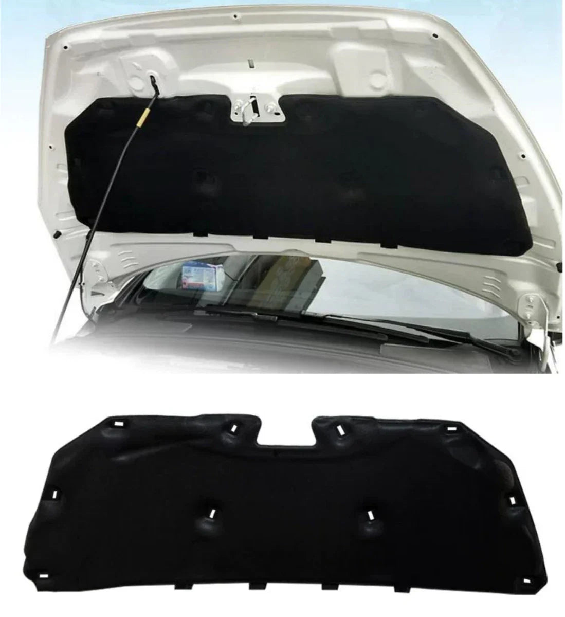 Front Engine Cover Hood Insulation Pad Heat Shield for Ford Focus (2015–2018)