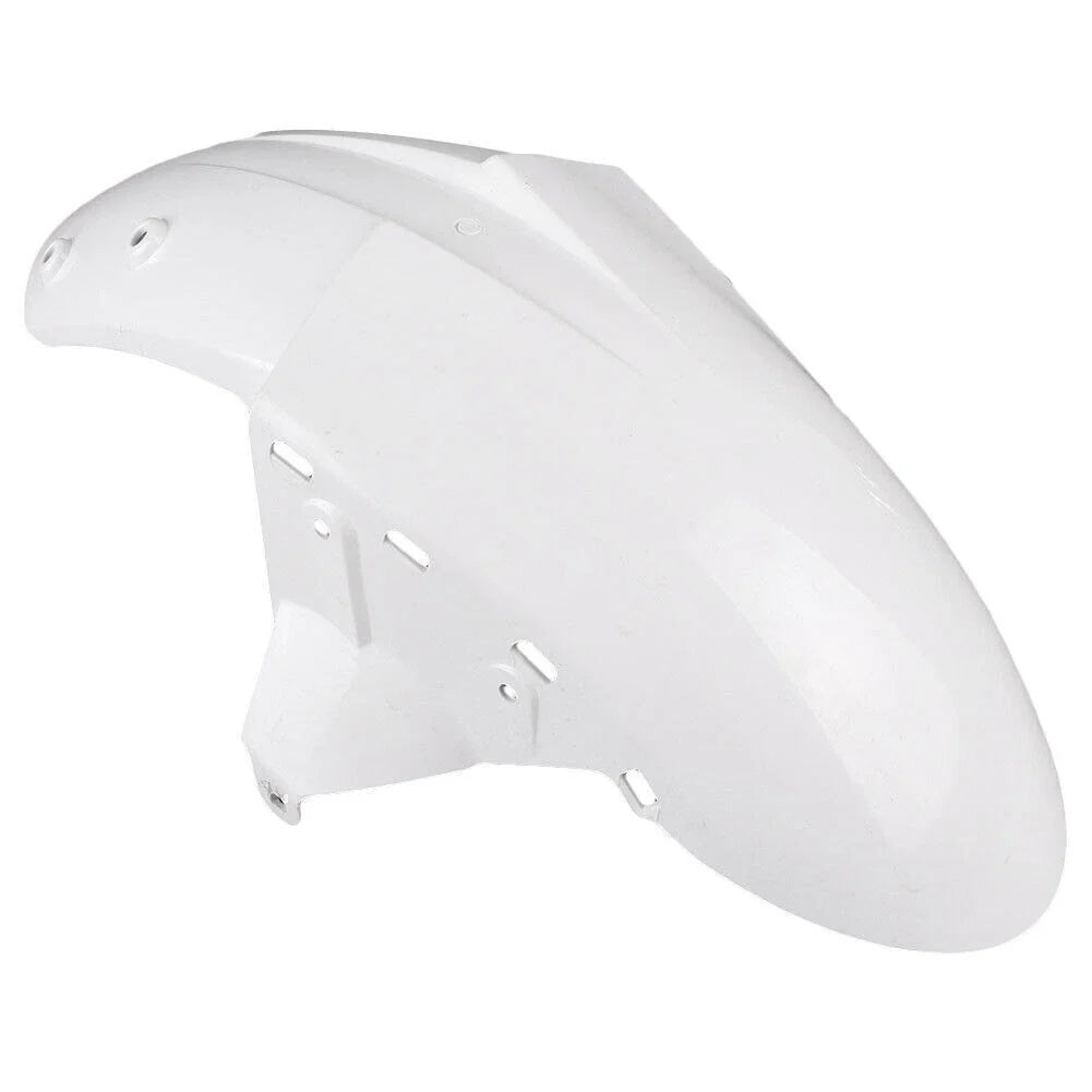 Unpainted White Front Fender Mudguard for Kawasaki Ninja ZX6R (2005)