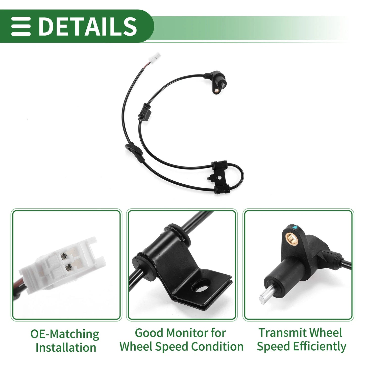 ABS Wheel Speed Sensor No. 9568017000 for Hyundai Matrix (2001–2010)