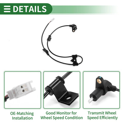 ABS Wheel Speed Sensor No. 9568017000 for Hyundai Matrix (2001–2010)