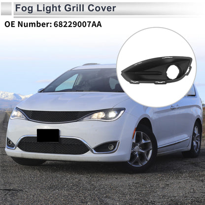 1 Pc Fog Light Grill for Chrysler Pacifica (2017–2020) No. 68229007AA