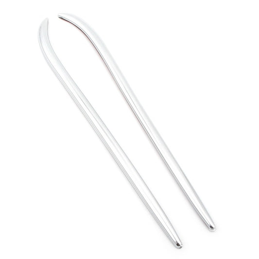 1 Pair Chrome Headlight Eyebrows Trim for Honda Goldwing GL1800 (2001-2011)