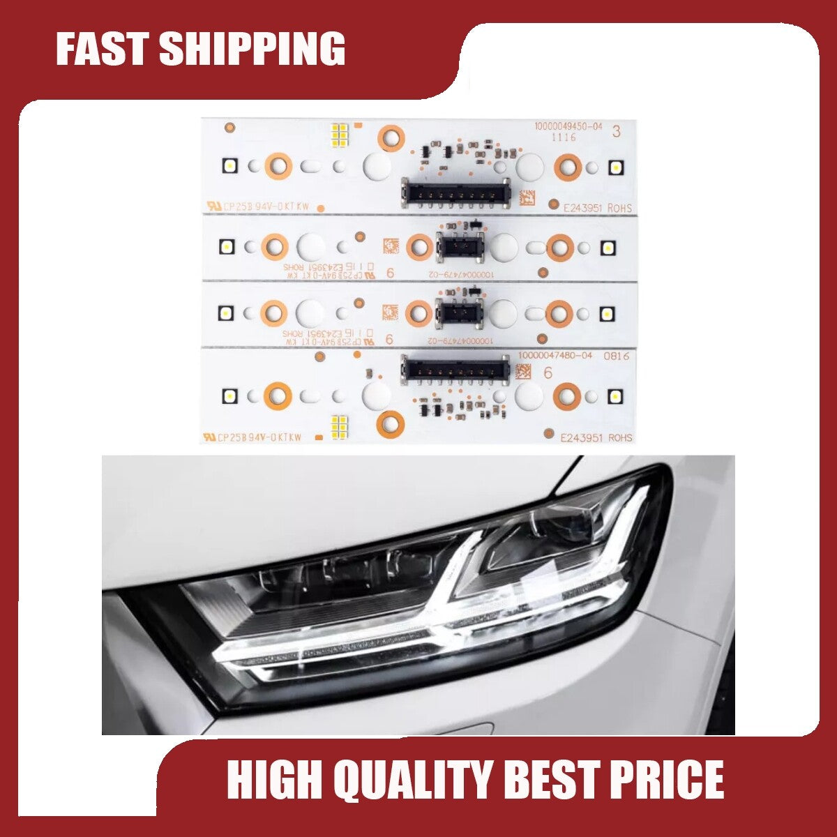 LED DRL Turn Signal Boards for Audi Q7 (2017–2019)