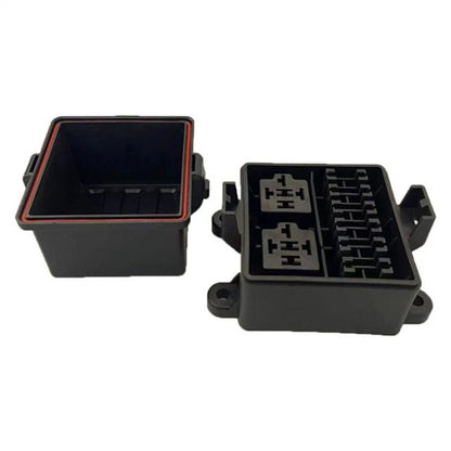 6-Way 12V Fuse Relay Box with 5-Pin 40A Relays for Car Truck