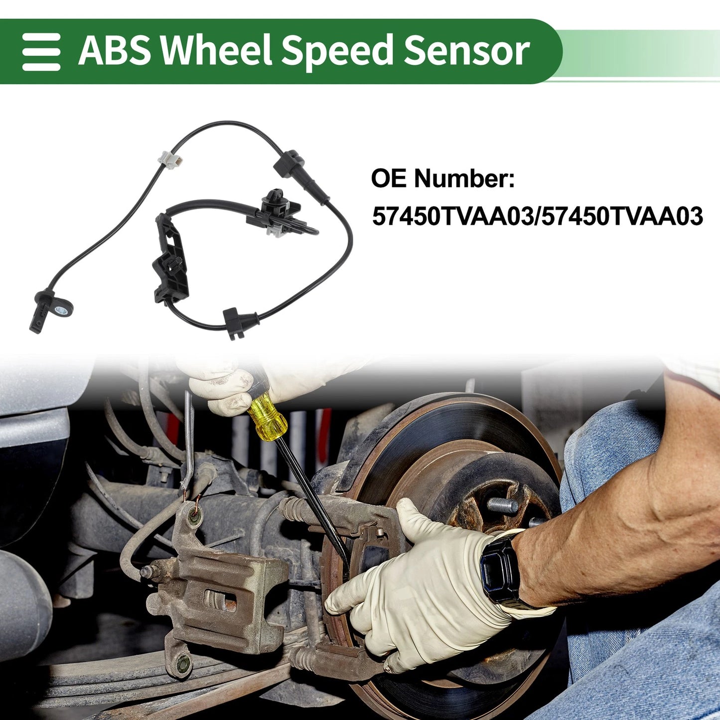 ABS Wheel Speed Sensor No. 57450TVAA03 for Honda Accord (2018–2021)