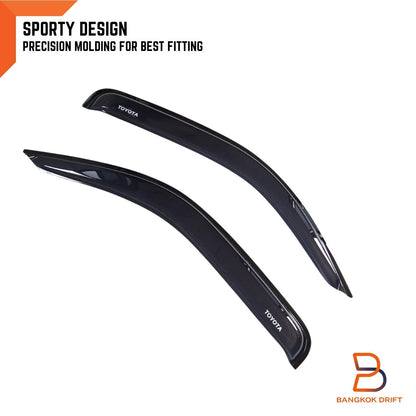 Weather Shield Window Visor Rain Guard for Toyota Hilux (1997-2004)