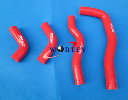 Blue Silicone Radiator Hoses for Honda CRF450X (2005–2016)