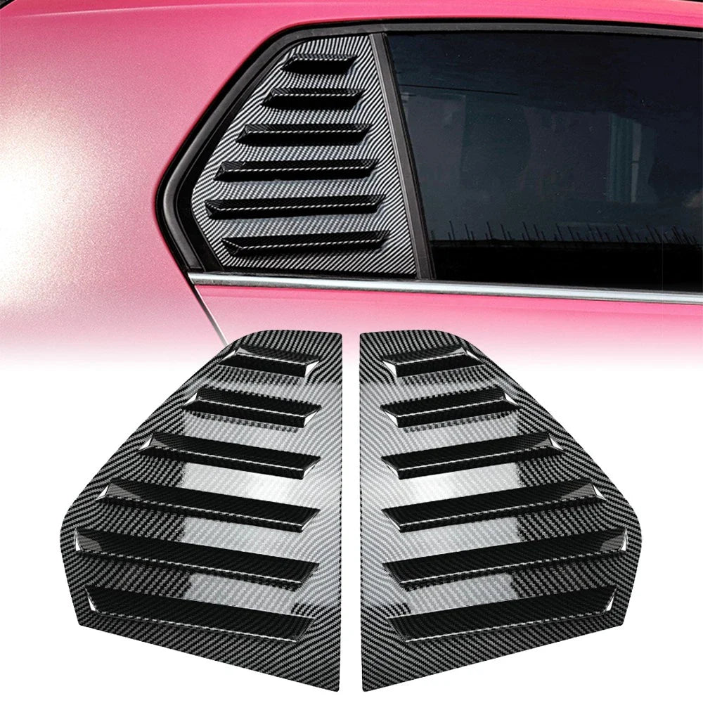 Rear Window Louvers Shutter Vent Cover for Golf Mk8 Hatchback (2021-2024)