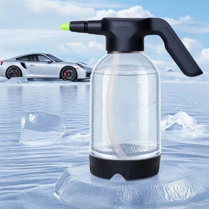 Electric Car Wash Spray Bottle 2L Adjustable Foam Nozzle for Garden