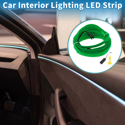 LED Strip Neon Wire Interior Decoration Lighting for Universal Cars (3V)