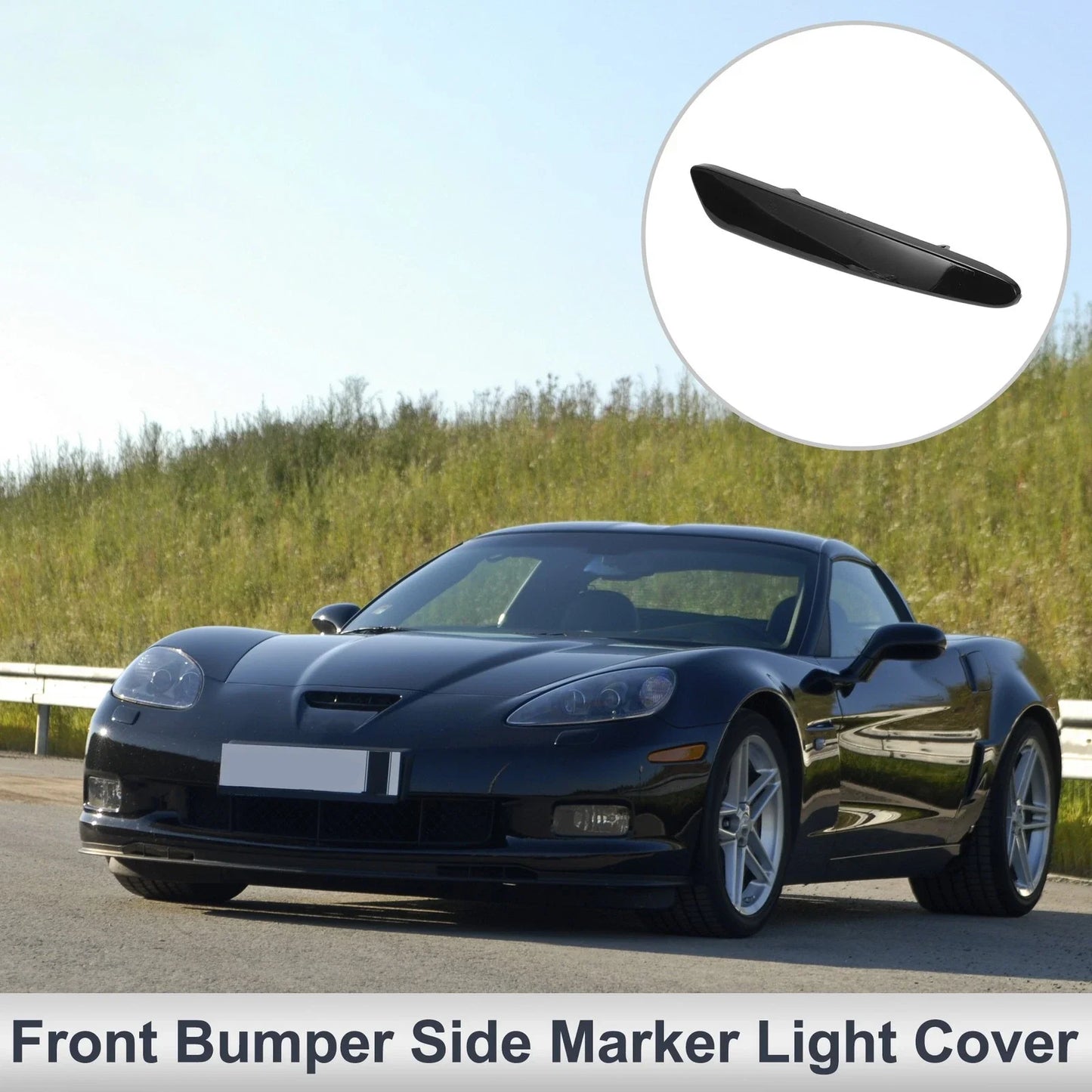 Right Front Bumper Side Marker Light Cover for Chevy Corvette (2005-2012)