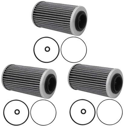 Set of 3 Oil Filters for Sea Doo 4-Tec & ACE 1503 1630 (2003–2023)
