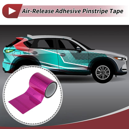 Pinstripe Tape 150mm x 50m for Car Motorcycle Boat Laser Purple (1 Pcs)