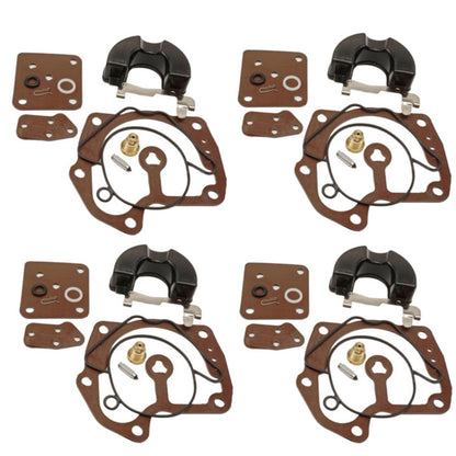 Set of 4 Carburetor Repair Kits for BRP OMC Johnson Evinrude