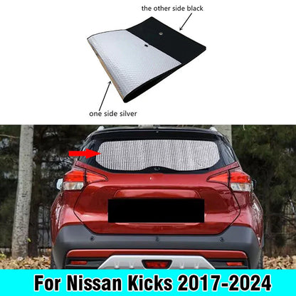 Rear Windshield Privacy Thick Sunshade Cover for Nissan Kicks (2017–2024)