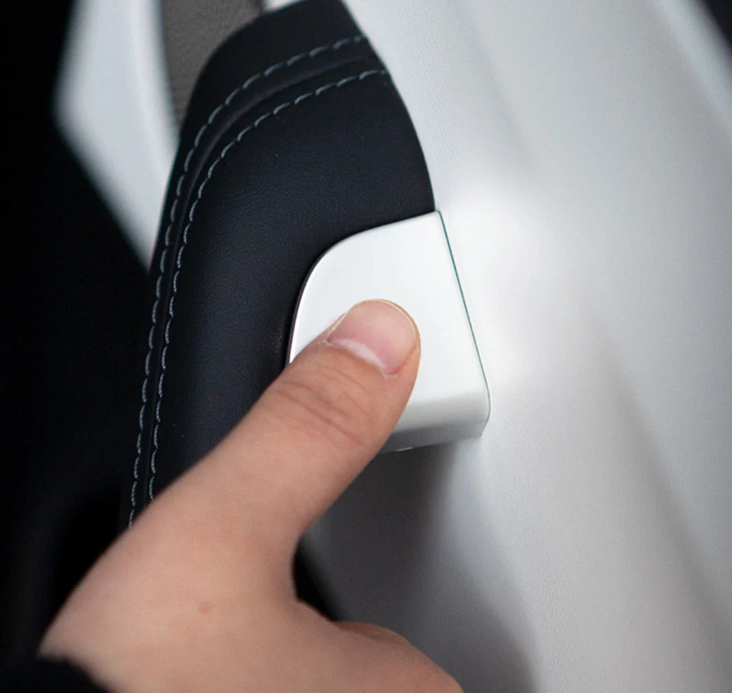 11x Silver Window Lift Panel Switch Button Cover for Tesla Model Y