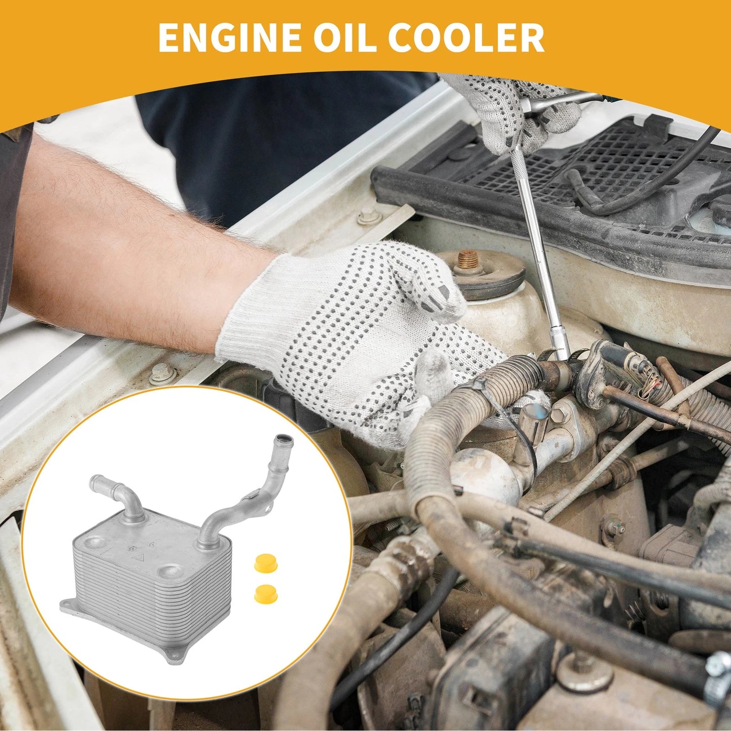 Engine Oil Cooler for Audi Q7 (2007–2010) No. 079117015A