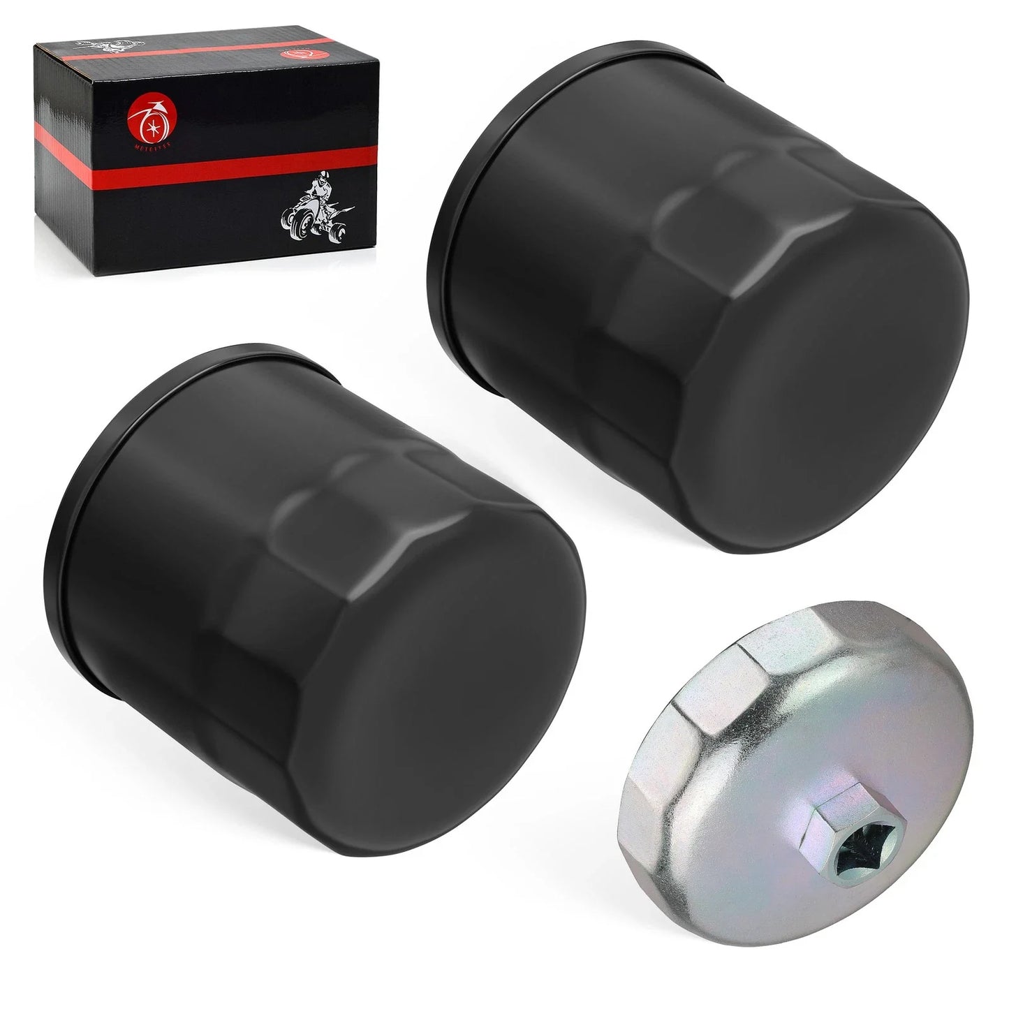 2 x Oil Filter for Yamaha Wolverine 700 850 1000 (2011–2017)