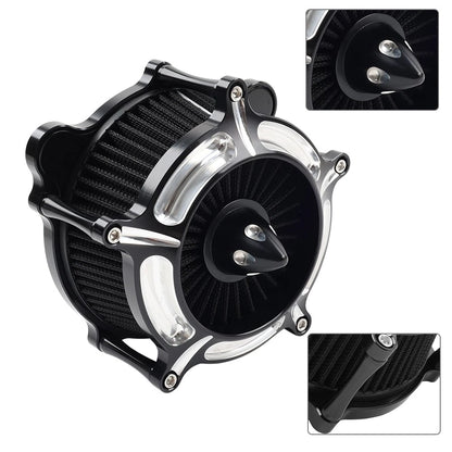 Air Cleaner Intake Filter for Harley Softail Touring Dyna FXR FXDLS FLSTSE (–2023)