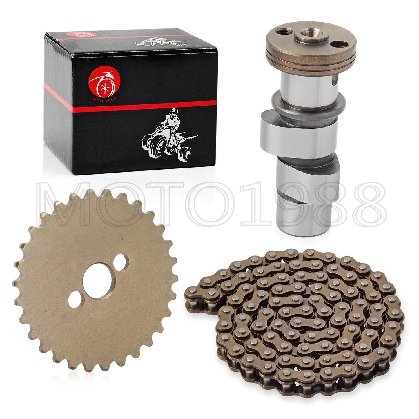 Camshaft & Timing Chain Sprocket for HONDA XR100 XR100R CRF100F (1981–2013)