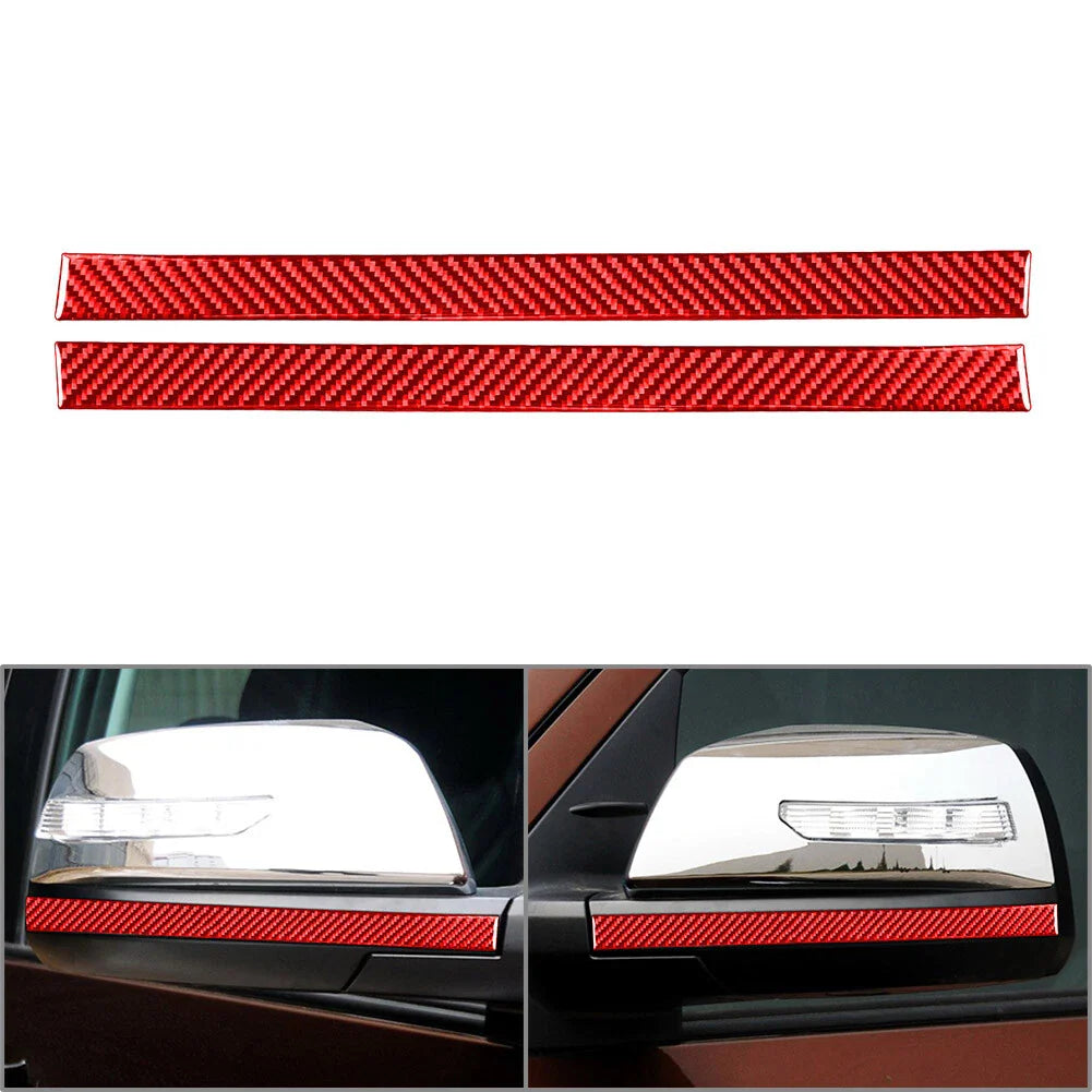Carbon Fiber Rearview Mirror Trim for Toyota Tundra (2014-2021)