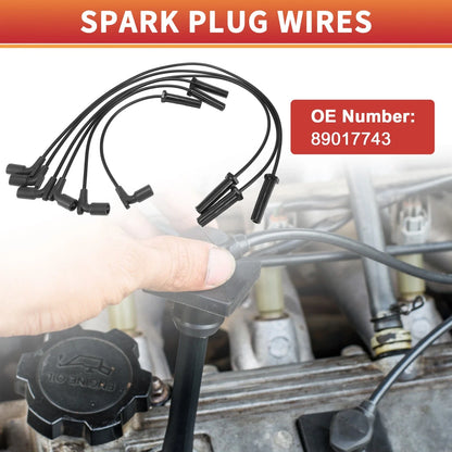 6 x Spark Plug Wire Ignition Coil Cables for Chevrolet Impala (2006-2009)