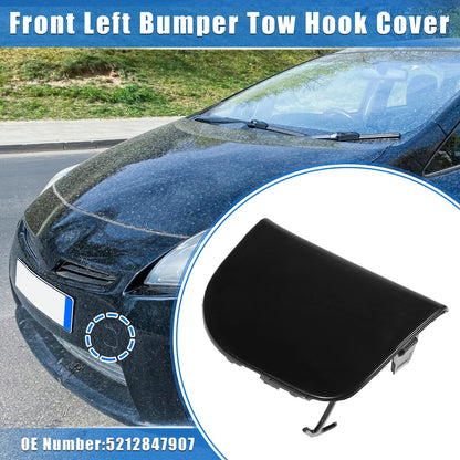 Tow Hook Cover for Toyota Prius XW30 (2012–2015) - Front Left, Black
