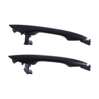 Set of 2 Outer Door Handles for Hyundai Elantra MD (2011–2015) Black