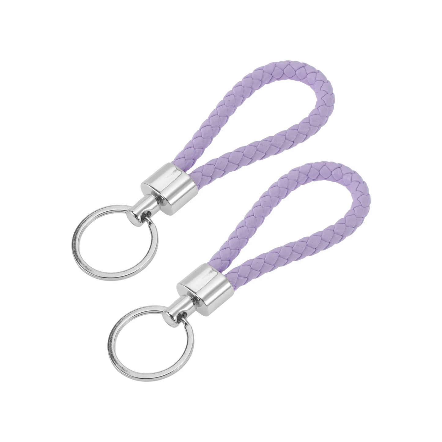 Car Keychain with Ring Zinc Alloy Silver Tone for Universal Use