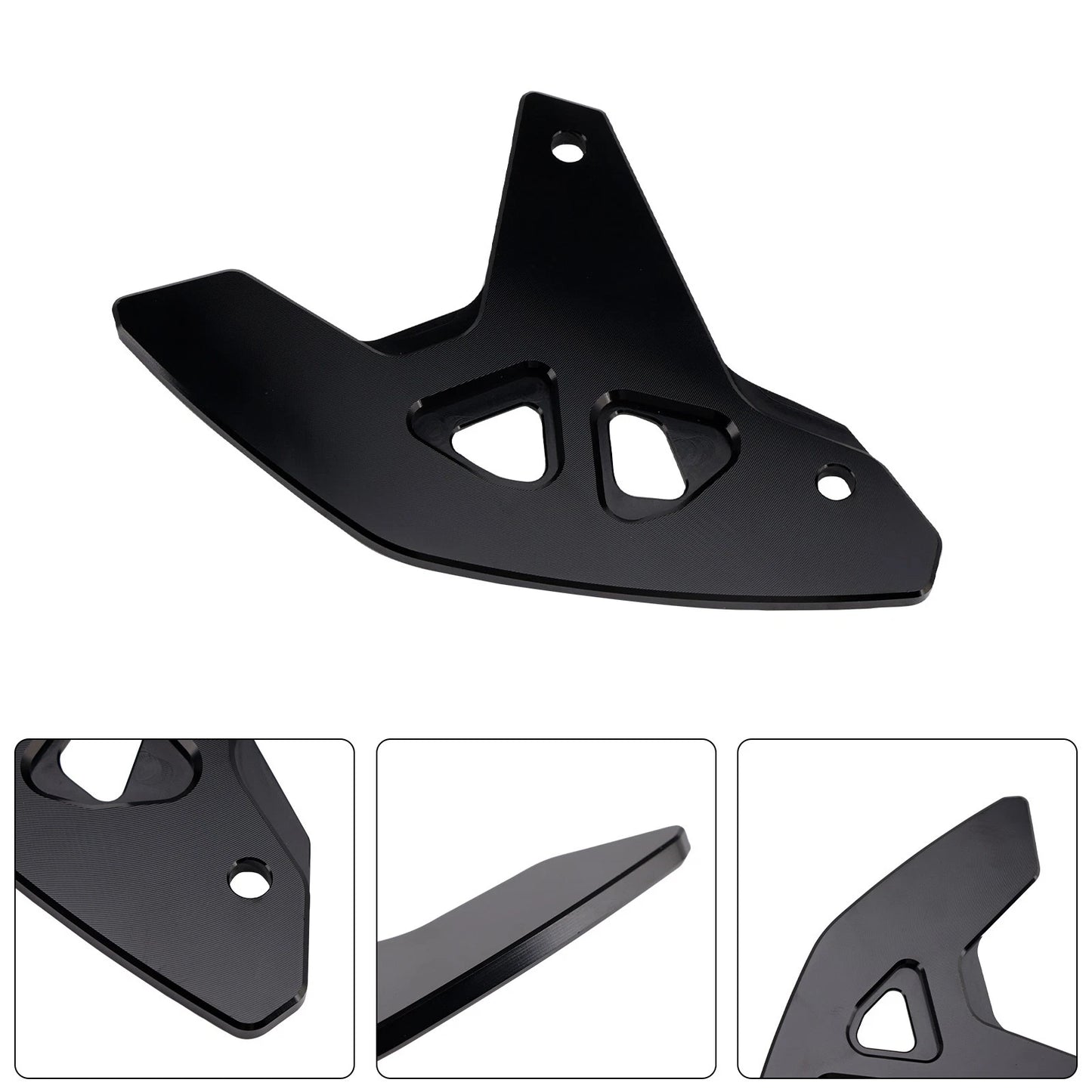 Rear Brake Disc Guard Cover for Suzuki DR-Z400SM (2000–2024) DRZ400/S/E Black
