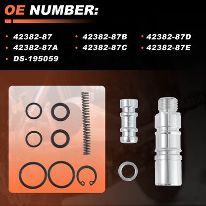 Rear Brake Master Cylinder Rebuild Kit for Harley Davidson (1987–1987) 42382-87/DS195059